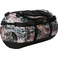 The North Face Base Camp Duffel S - Twilight Mauve Canvas Paint Texture Print/TNF Black