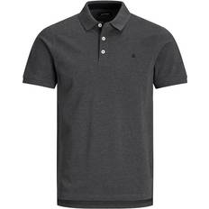 Jack & Jones Jjepaulos Polo SS Noos Hombre Dark Grey Melange/Tonal/Black/Slim