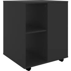 Casters Storage Cabinets vidaXL Rolling Storage Cabinet 60x72cm