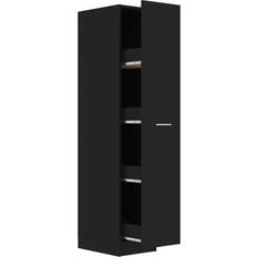 Schwarz Lagerschränke vidaXL Apothecary Lagerschrank 30x150cm