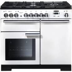 Rangemaster PDL100DFFWH/C Professional Deluxe 100cm Dual Fuel Black, White