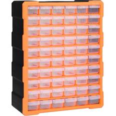 Orange Vægskabe vidaXL Organiser Vægskab 38x47.5cm