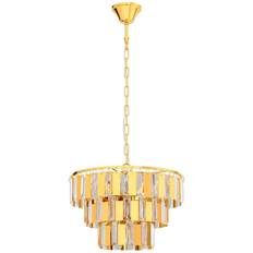 Kristall - Mässing Pendellampor Eglo Erseka Pendellampa ∅ 38.5cm