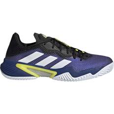 Adidas Textile Racket Sport Shoes Adidas Barricade M - Black Blue Met./Cloud White/Acid Yellow