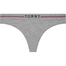 Tommy Hilfiger Seamless Logo Thong - Medium Grey Heather