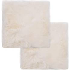 vidaXL 283885 Stolehynde Hvid (40x40cm)