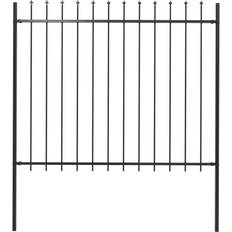 vidaXL Garden Fence with Spear Top 170x200cm