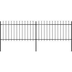 Lattenzaun reduziert vidaXL Garden Fence with Spear Top 340x150cm