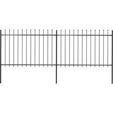 vidaXL Garden Fence with Spear Top 340x170cm