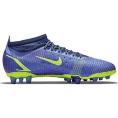 Nike Polyurethane Football Shoes Nike Mercurial Vapor 14 Pro AG - Sapphire/Blue Void/Volt