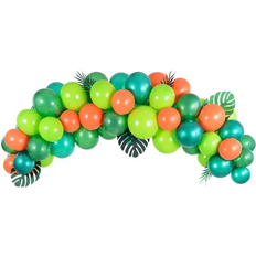 PartyDeco Garlands Dino 60-pack