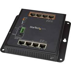 4 port poe StarTech IES81GPOEW 8 Port Managed Ethernet Switch 30W 4 PoE+ Port