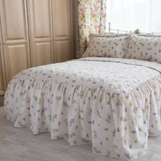 Belledorm Bedspreads Belledorm Delphine Bedspread White (264x244cm)