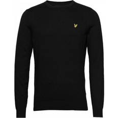 Lyle & Scott Neuleet Lyle & Scott Cotton Merino Crew Jumper Musta