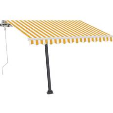 vidaXL Manual Retractable Markise with LED 350x250cm