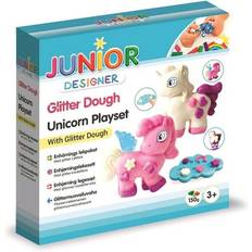 Enhjørninger Lekeleire Junior Designer Glitter Dough Unicorn Playset