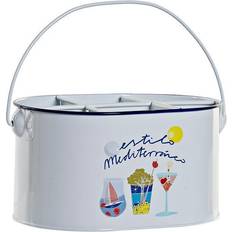 White Ice Buckets DKD Mediterranean Ice Bucket