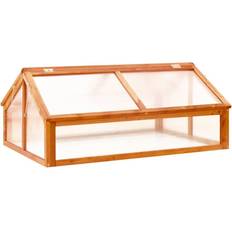 Serres Mini vidaXL Greenhouse 114x80x50cm Bois