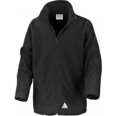 Boys - L Fleece Garments Result Kid's Core Micron Fleece Jacket - Black