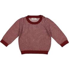 1-3M Strikkegensere MarMar Copenhagen Zigzag Tano B Knit - Dark Ruby