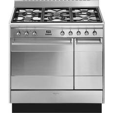 Smeg Concert SUK92MX9-1 90cm Dual Fuel Stainless Steel