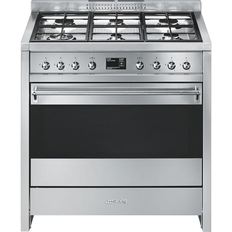 Cocinas de gas Smeg A1-9 Black, Stainless Steel