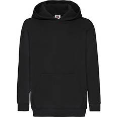 Fruit of the Loom Kid's Hooded Sweatshirt - Black