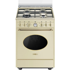 Smeg 60cm Gasspisar Smeg CO68GMP9 Vit, Beige