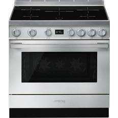 Smeg 90cm Cocinas Smeg CPF9IPX Portofino Acero inoxidable