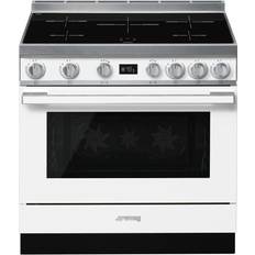 Hvid Induktionskomfurer Smeg CPF9IPWH Portofino Rustfrit stål, Hvid