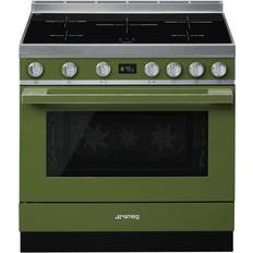 Smeg CPF9IPOG Portofino Stainless Steel, Green