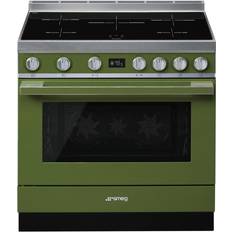 90cm Piastra a Induzione Smeg CPF9IPOG Portofino Verde