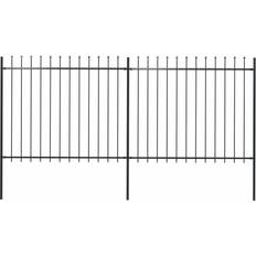 Clôtures vidaXL Garden Fence with Spear Top 340x200cm