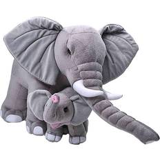 Wild Republic Jumbo Mom & Baby Elephant
