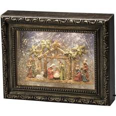 Braun Weihnachtsleuchten Konstsmide Water Lantern Photo Frame Nativity Weihnachtsleuchte 19.5cm