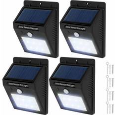 Solceller Vægarmaturer på tilbud tectake ME Vægarmatur 4stk