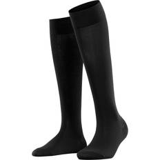 Falke Cotton Touch Women Knee-High Socks - Black