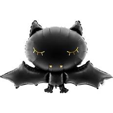 Halloween Ballons Animaux & Personnages PartyDeco Foil Ballons Bat Black/Gold