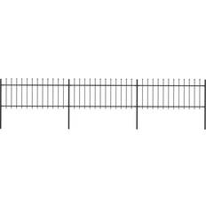 130.0 cm Hegn vidaXL Garden Fence with Spear Top 510x130cm