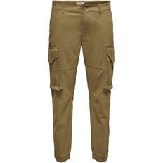 Only & Sons Cargo Trousers - Green/Kangaroo