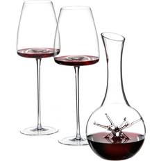 Zieher Star Mini Vision Straight Wine Glasses with Karaffel, Kande & Flaske 3stk