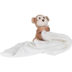 Mumbles Baby Boys/Girls Plush Monkey Comforter Blanket Beige/Marron/Multicolore