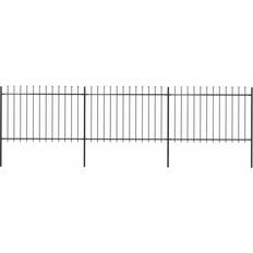 Fences vidaXL Garden Fence with Spear Top 510x170cm