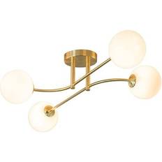 G9 Ceiling Flush Lights Endon Lighting Otto Ceiling Flush Light 86cm