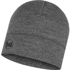 Buff Bonnet Midweight Melange Wool Hat Beanie - Gris