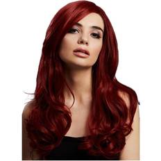 Rot Langhaarperücken Smiffys Fever Khloe Wig Ruby Red