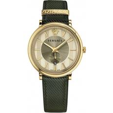 Guld - Unisex Armbandsur Versace V-Circle (VBQ030017)