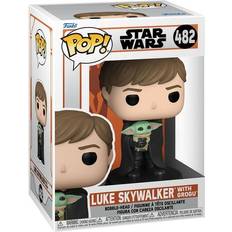 Star Wars Action Figures Funko Pop! Star Wars the Mandalorian Luke Skywalker with Grogu