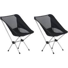 Camping & Friluftsliv vidaXL Folding Camping Chairs with Carry Bag