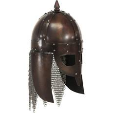 Cascos vidaXL Viking Warrior Helmet Antique Replica Larp Copper Steel